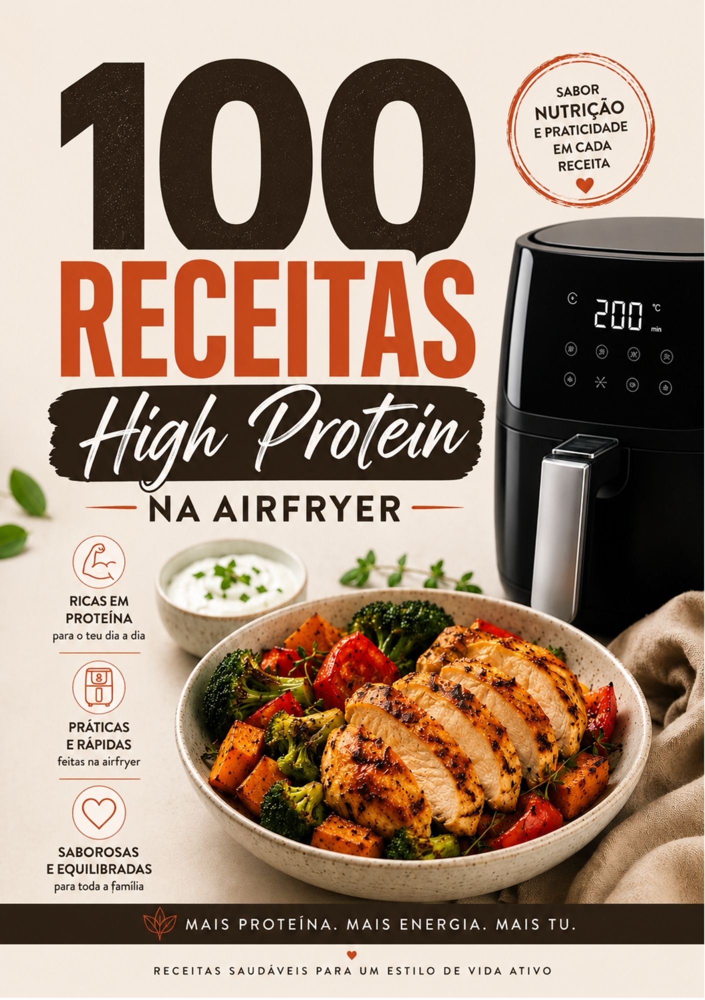 Capa do ebook High Protein Air Fryer